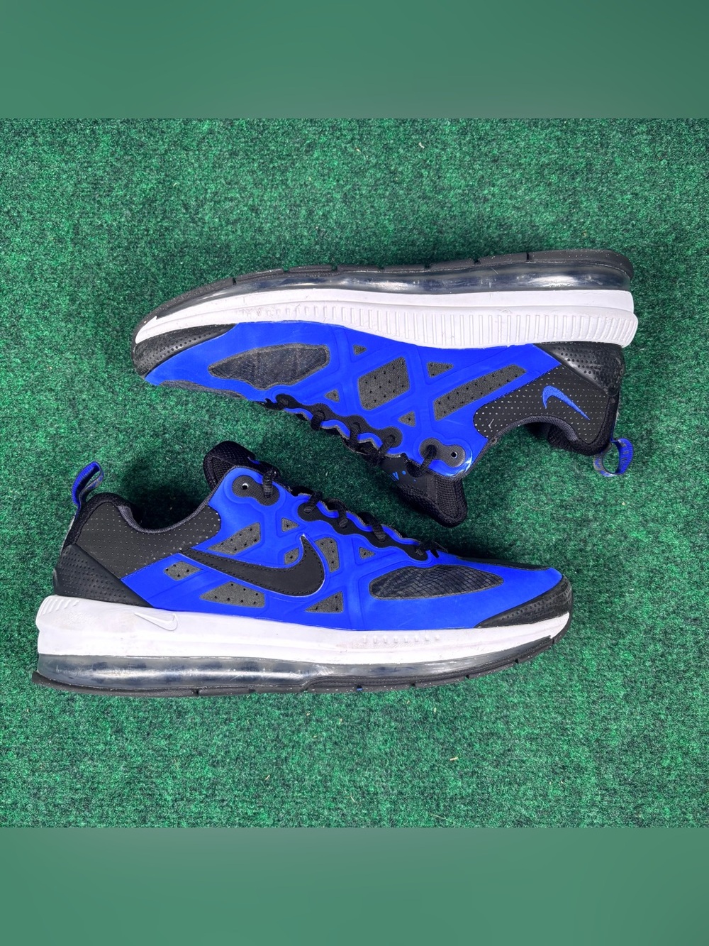 Nike Air Max Genome Racer Shoes Men 11 Blue Black Athletic Running Sneaker